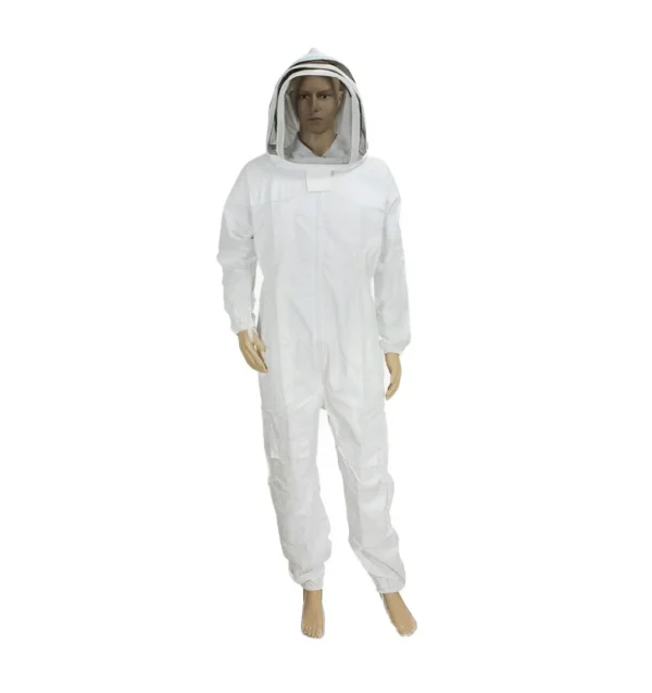 Bee White Cotton Suit Fencing Veil